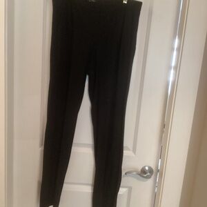 Eileen Fisher crepe black pants size large